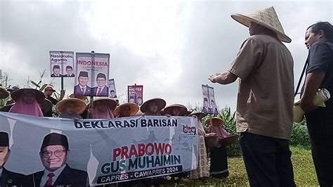 Petani Di Kabupaten Bogor Deklarasikan Dukungan Ke Prabowo Gus Muhaimin