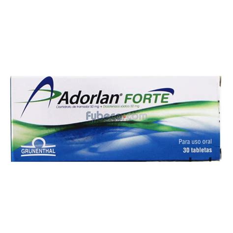 Adorlan Forte 50 Mg Blíster Unidad Fybeca