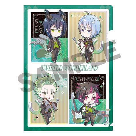 Disney Twisted Wonderland Charactive Clear File Diasomnia