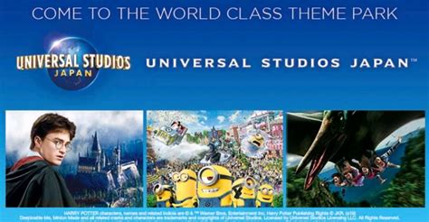 USJ UNIVERSAL STUDIO JAPAN OSAKA 2 Type B Ticket RM 500 Tickets