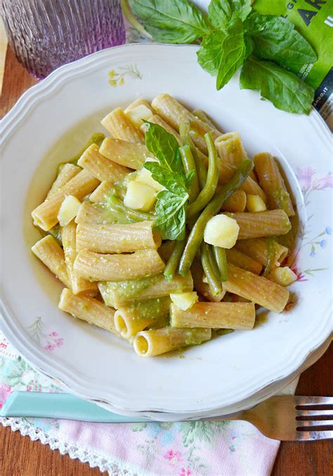 Dolci A Go Go Tortiglioni Integrali Al Pesto Di Fagiolini E Patate