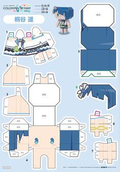 32 Pjsk Papercraft Ideas In 2023 Paper Doll Template Anime Paper