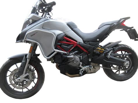 Crash Bars For Ducati Multistrada Silver Right Side