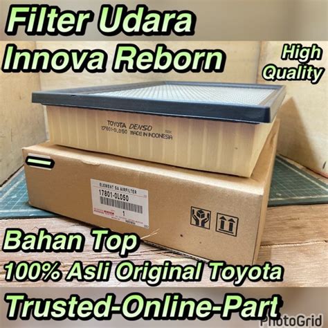 Jual Onderdil Filter Udara Innova Reborn Hilux Fortuner Vrz Srz 100