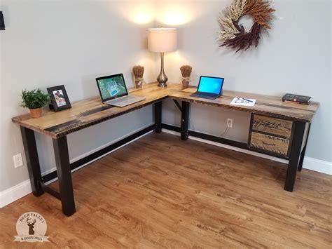 Buy Handmade Reclaimed Wood Office Desk Barnwood Computer Desk Corner