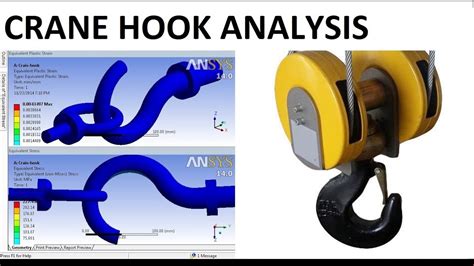 Ansys Workbench Crain Hook Analysis Contact Non Linear Fe Analysis