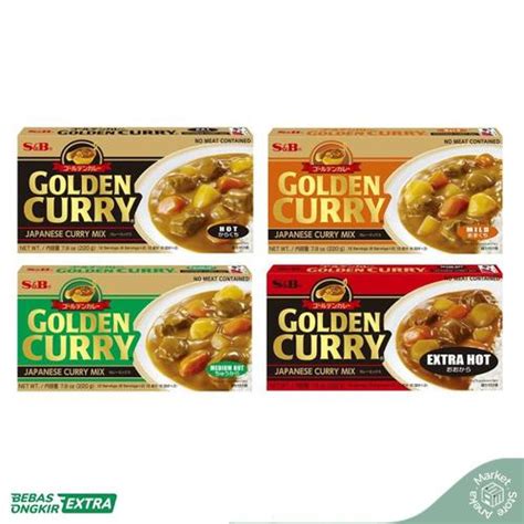Jual S B Golden Curry G Saus Kari Jepang Medium Hot Gr Extra Hot Kota Tangerang