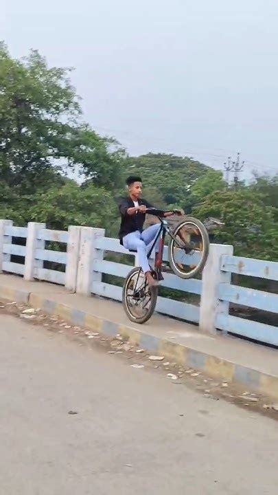 Mtb Cycle Stunt 😱😱📸📸🔥🔥crazy Wheely Stunt Vairal Youtubeshort Youtube