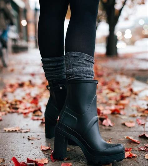 High Heel Hunter Rain Boots Cheap Sale