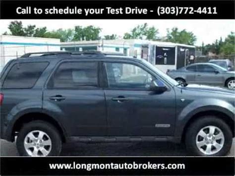 Ford Escape Used Cars Longmont Co Youtube