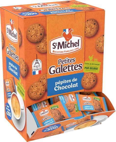 St Michel Small Pure Butter Chocolate Chips French Galettes