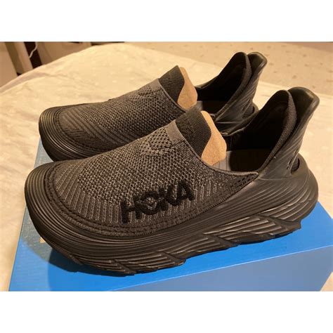 Hoka U Restore TC 恢復鞋 懶人鞋 中性鞋 厚底 緩震 黑 1134532 US7 25CM 蝦皮購物