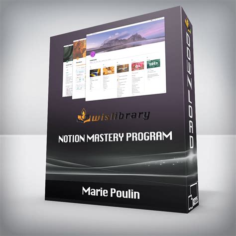 Marie Poulin Notion Mastery Program Wisdom Library Training