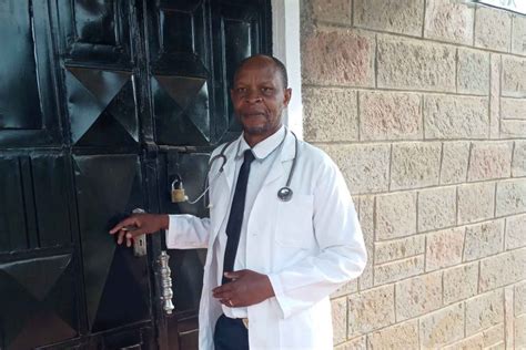 Meet Reuben The Nurse To Oversee The Reopening Of The Kenya Medical