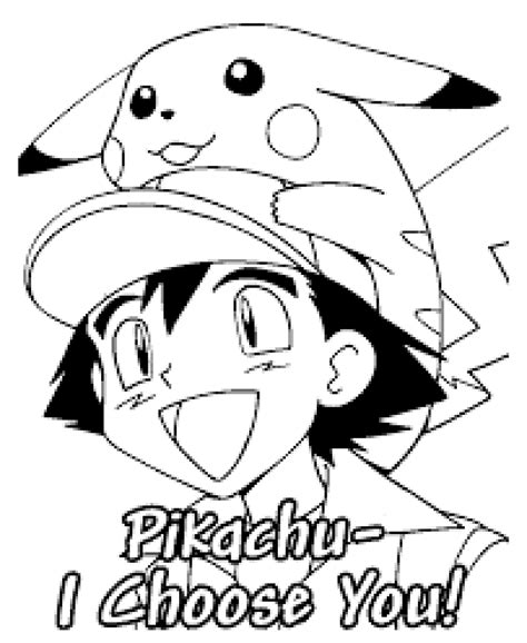 Printable Pikachu Colouring Page Ph