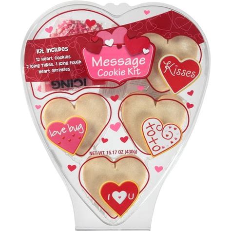 Create a Treat Valentines Message Cookie Decorating Kit, 15.17 oz ...