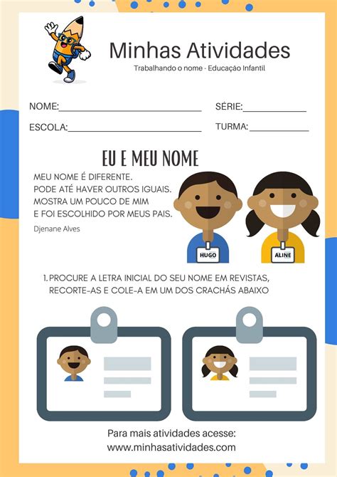 Atividade Sobre Nome E Sobrenome LIBRAIN