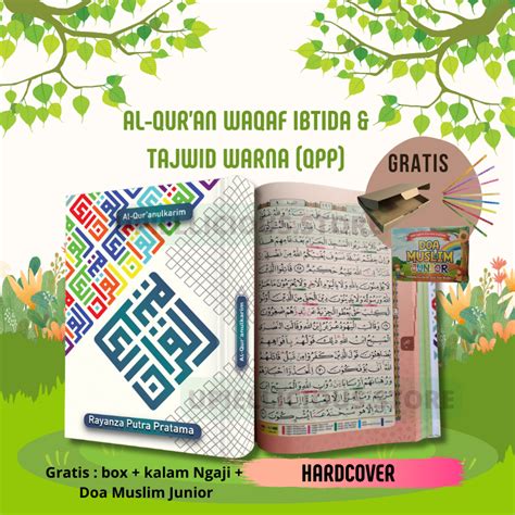 Jual Al Quran Custom Nama Waqaf Ibtida Tajwid Warna Size A Alquran