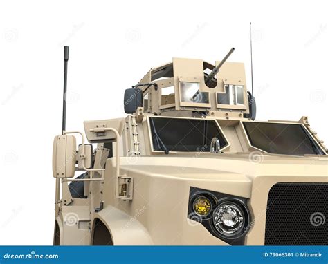 Light All Terrain Tactical Military Vehicle Stock Image Image Of