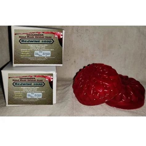 Handmade Red Wine Soap at Rs 50 pack हथ स बन सबन in Sirsi ID