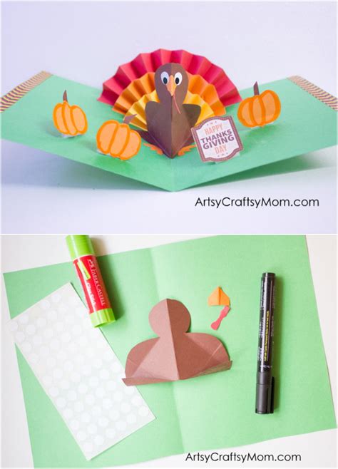 20 Homemade DIY Thanksgiving Cards To Make - Blitsy