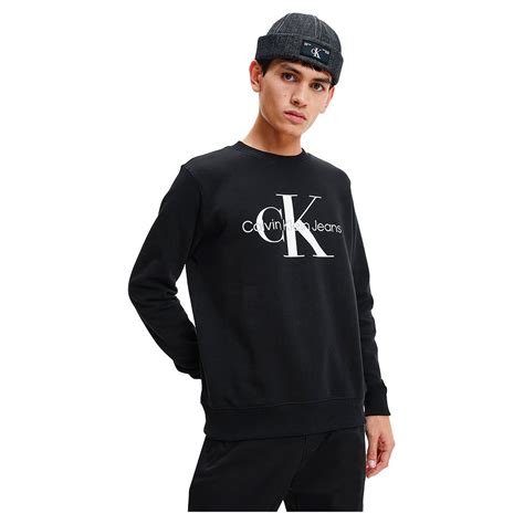 Calvin Klein Jeans Monogram Sweatshirt Black Dressinn