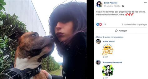 Elsa Pilarski D Vor E Par Son Chien Son Compagnon Monte Au Cr Neau Et