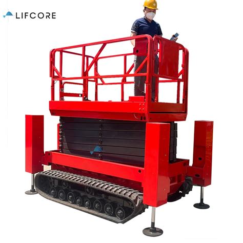 Hydraulic Mobile Portable Kg Self Propelled Crawler Scissor Lift