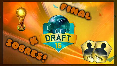 Final Fut Draft Sobres En Hd K Fifa Youtube