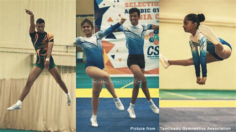 Indian Team for 1st Aerobic Gymnastics Asian Cup - Indian Gymnastics