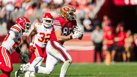 Every George Kittle Catch From The National TE Day Matchup Vs Chiefs