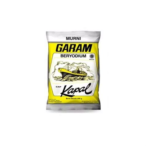 Jual Garam Cap Kapal 500 Dan 250 Gram 1 Ball Shopee Indonesia