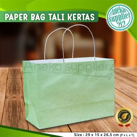 Jual Paper Bag Polos Paper Bag Tali Kertas X X Cm Pcs