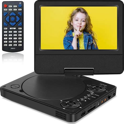 Jekero 95 Portable Dvd Player With 75 Swivel Display