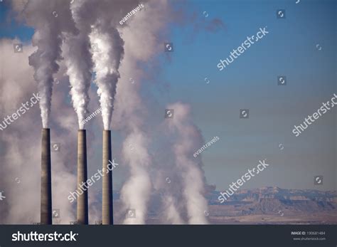 Factory Smokestacks Stock Photo 190681484 Shutterstock