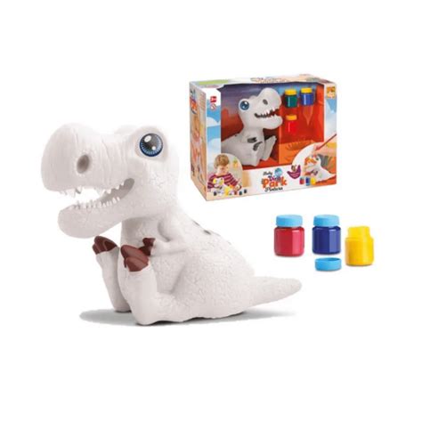 Brinquedo Dinossauro Dinopark Baby Pintura Bee Toys 0693 Shopee Brasil