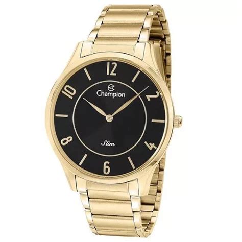 Reloj Champion Ca U Delgado Dorado Para Hombre Mercadolibre