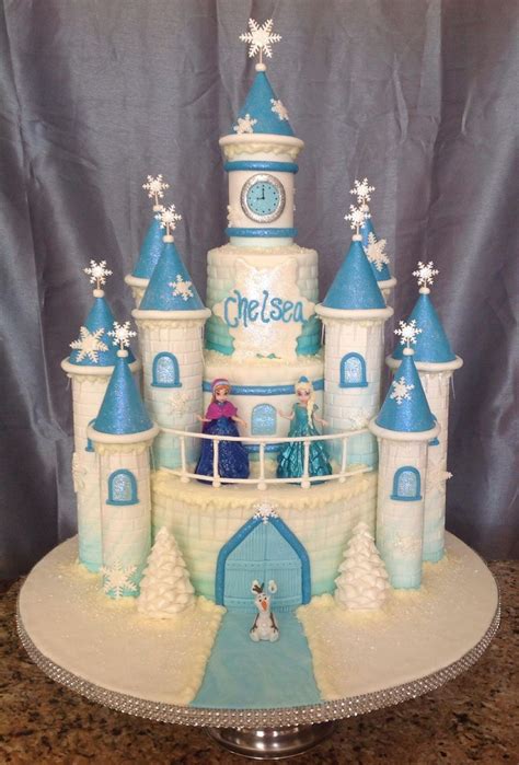 Frozen Castle Cake - CakeCentral.com