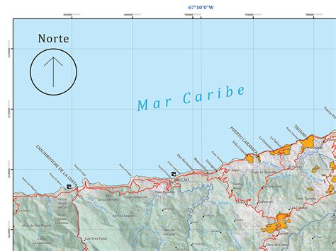 Mapa Topogr Fico De Caracas Y Sus Alrededores Tama O Gigante