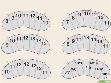 Printable Lash Mapping Template Social Media Template