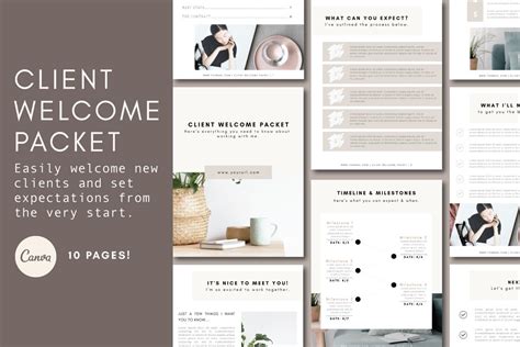 New Client Welcome Packet Template Free