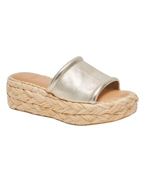 Dolce Vita Chavi Sandal In Lt Gold Metallic Leather Cotton Island Womens Clothing Boutique