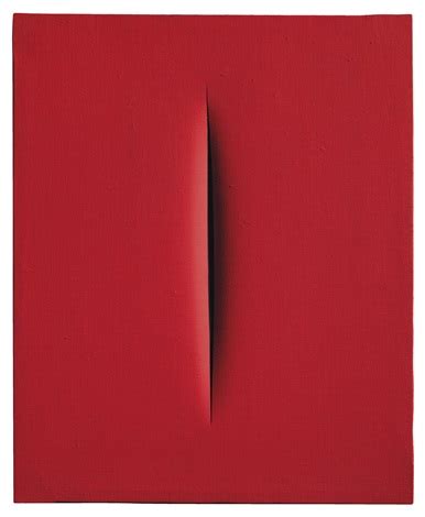 Concetto Spaziale Attese Spatial Concept Waiting Von Lucio Fontana