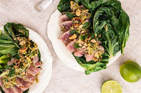 Pan Seared Yellowfin Tuna Recipe Wright Brothers Home Delivery