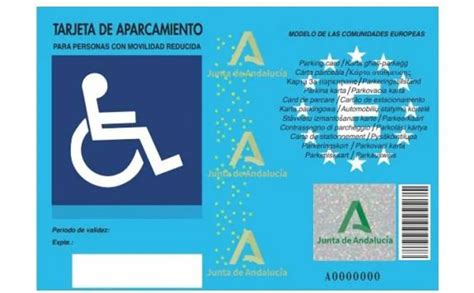 Así Serán Las Nuevas Tarjetas De Aparcamiento Para Discapacitados En Andalucía Que Evitan El