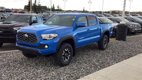 2021 Toyota Tacoma Trd Off Road Double Cab 4x4 In Voodoo Blue 386754