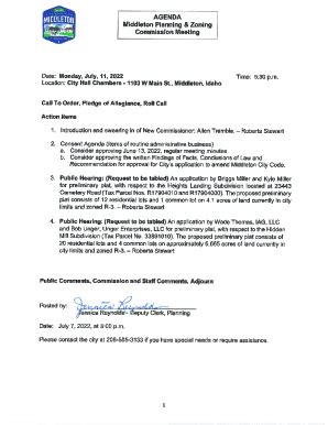 Form Id Planning Zoning Agenda Packet City Of Middleton Fill