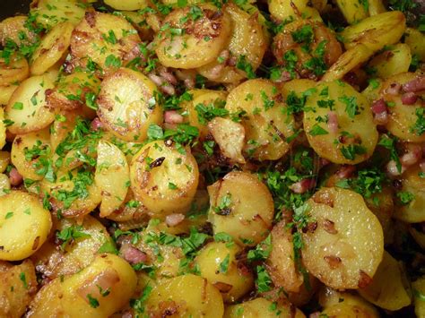 Bratkartoffeln Mit Speck Und Zwiebeln Der Beilage Klassiker Ohne Mist