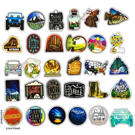 65pcs Outdoor Stickers Wholesale Stickers