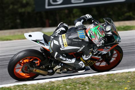 Anthony Mazziotto On Provisional Motoamerica Ktm Rc Cup Pole